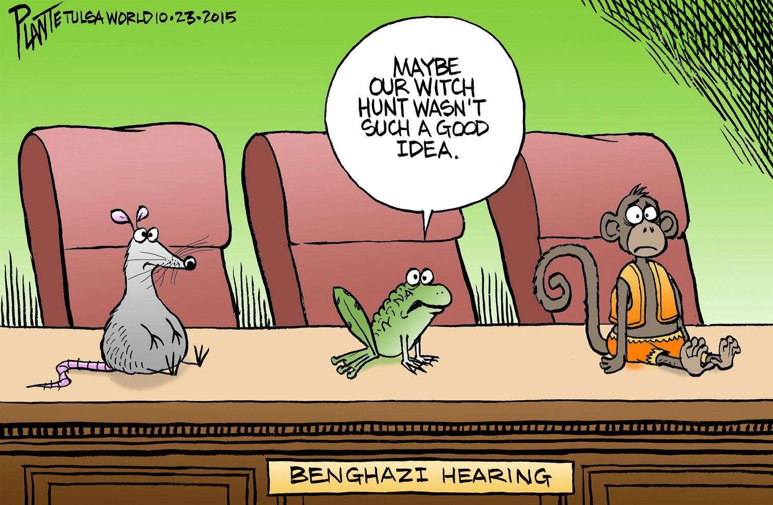 Bruce Plante Cartoon: Benghazi